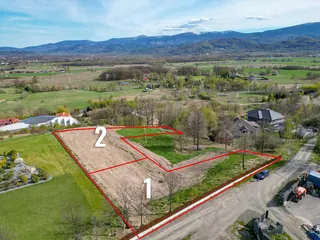 Działki 1000 i 1231 m2, Wojcieszyce, widok na góry