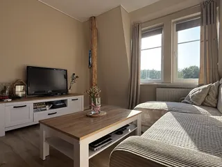 2 poziomowe mieszkanie z widokiem na Śnieżkę .