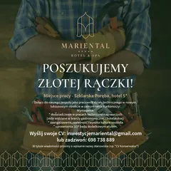 POSZUKUJĘ PRACOWNIKA DO DZIAŁU TECHNICZNEGO Hotel Mariental*****