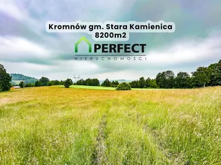 Działka siedliskowa 8200 m2 Kromnów