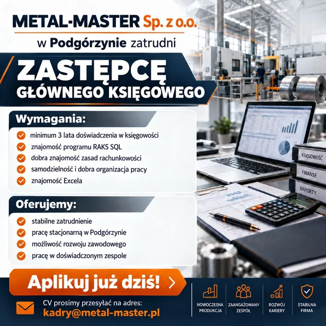 Zastępca Głównego Księgowego