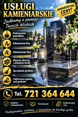 Usługi kamieniarskie i prace na cmentarzach