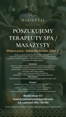Praca dla Terapeutki SPA/ Masażystki