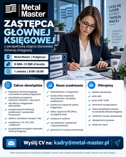 Zastępna Głównej Księgowej