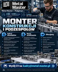 Monter konstrukcji i podzespołów
