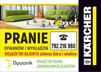 Dogłębne podciśnieniowe czyszczenie, pranie dywanów i tapicerki meblowej KARCHER