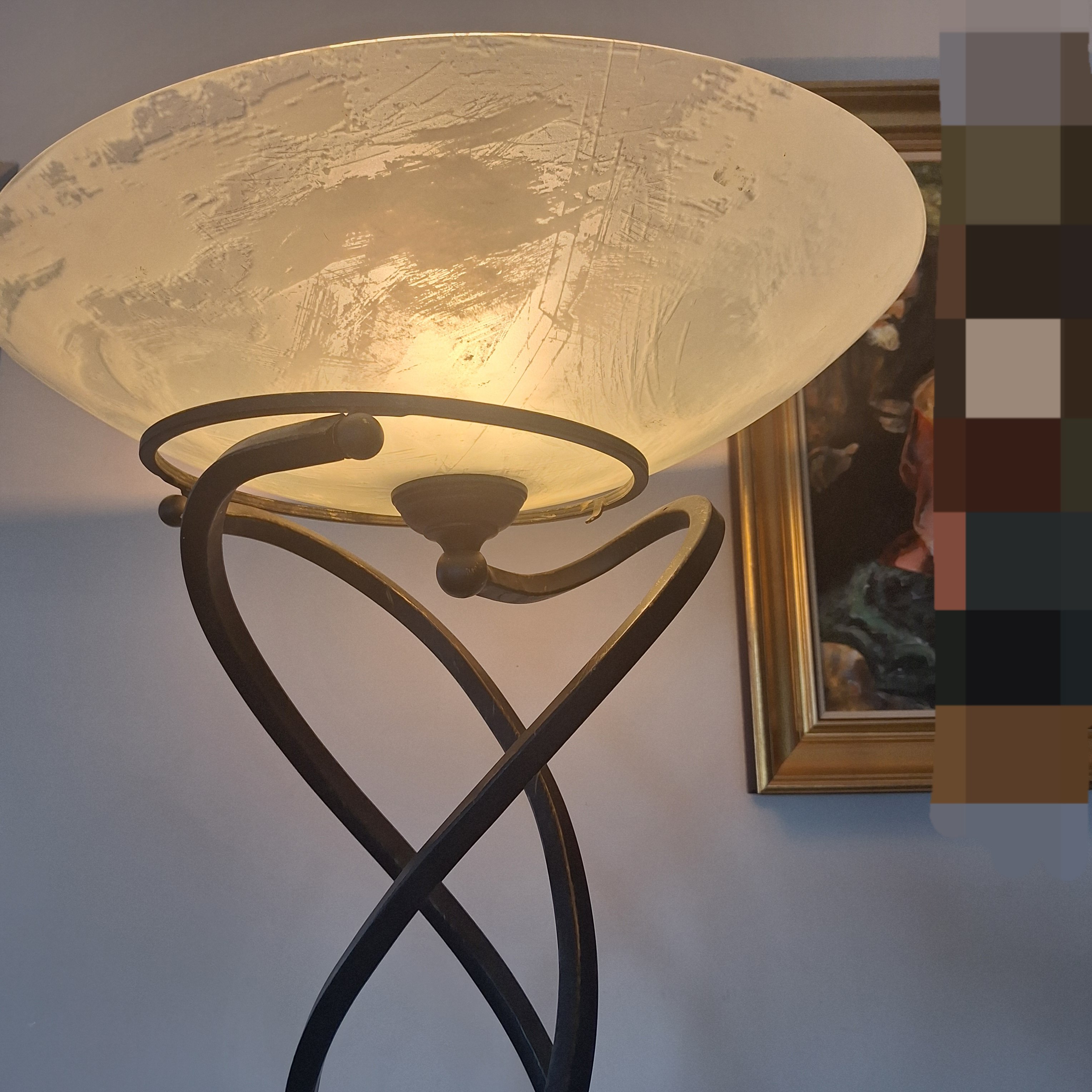 Lampa podłogowa wysoka 250 zł.