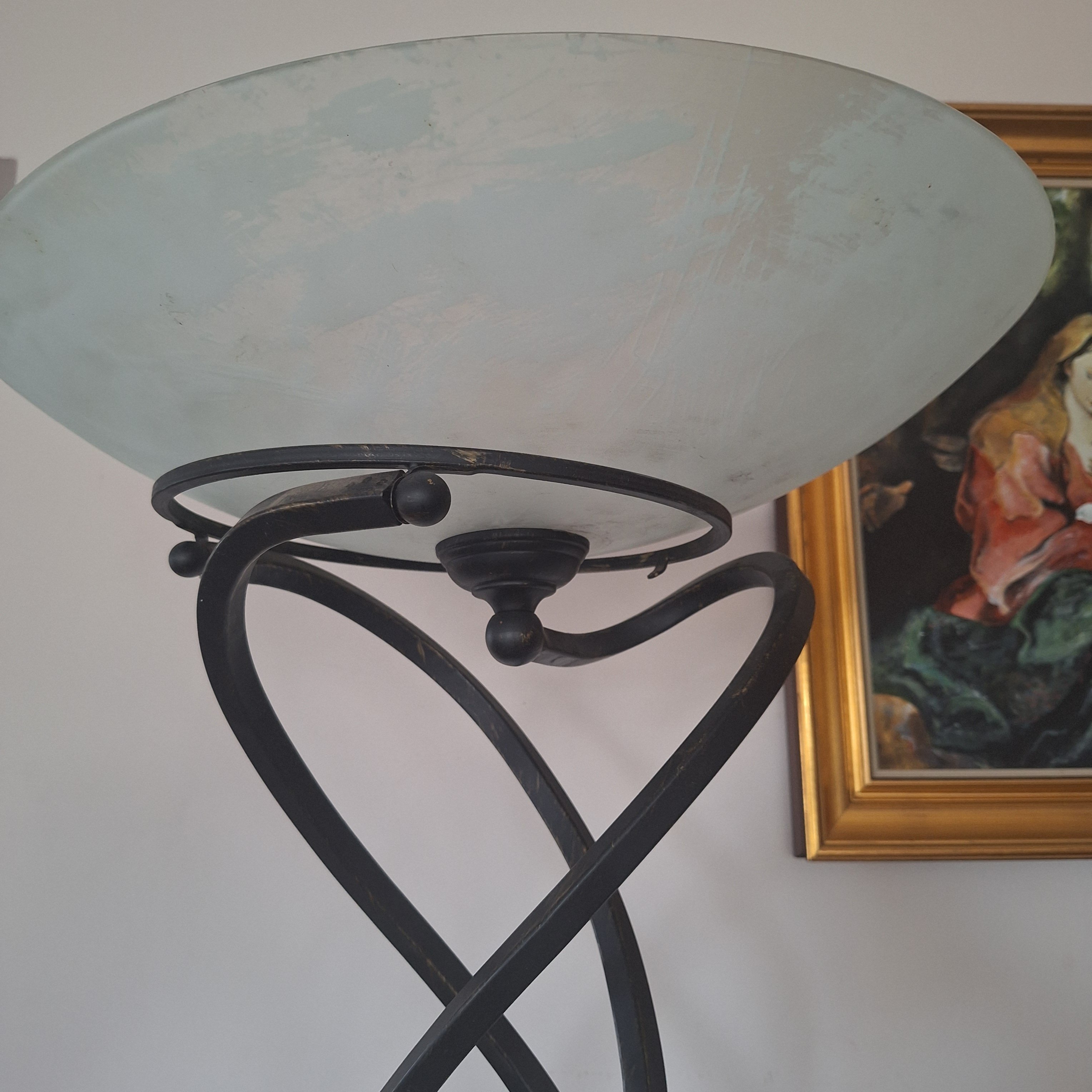 Lampa podłogowa wysoka 250 zł.