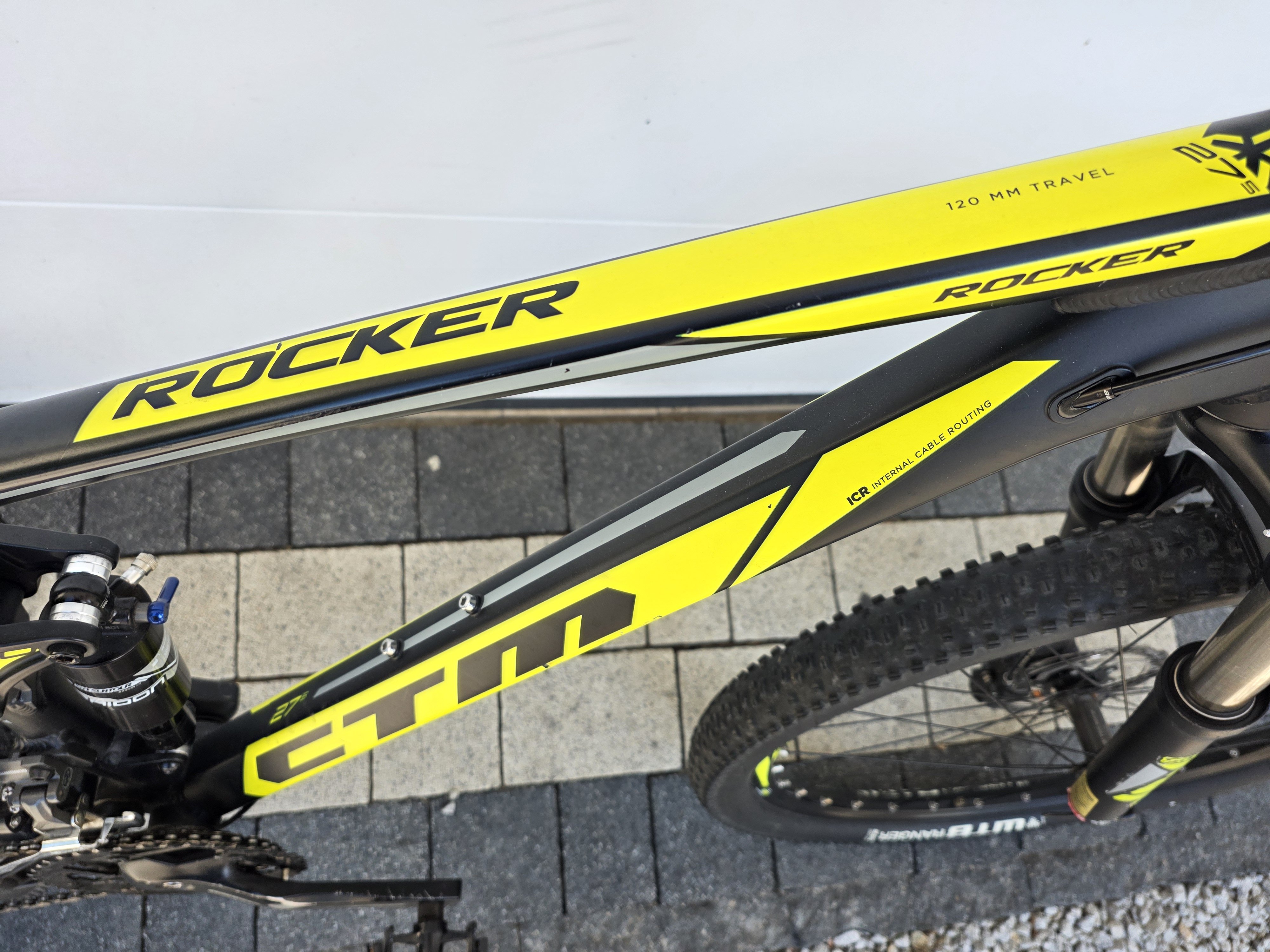 Rower górski CTM ROCKER 120mm TRAVEL FULL-koła 27,5",rama L,ALIVIO-OKAZJA