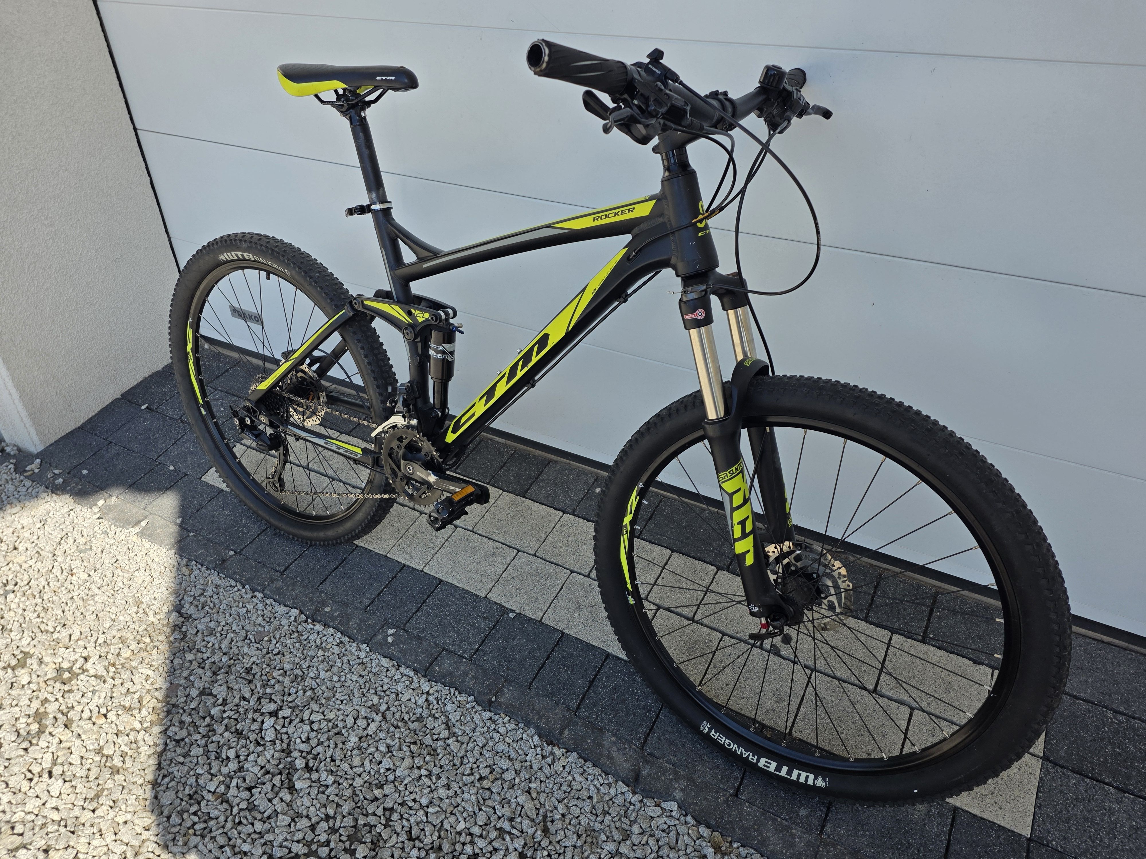 Rower górski CTM ROCKER 120mm TRAVEL FULL-koła 27,5",rama L,ALIVIO-OKAZJA