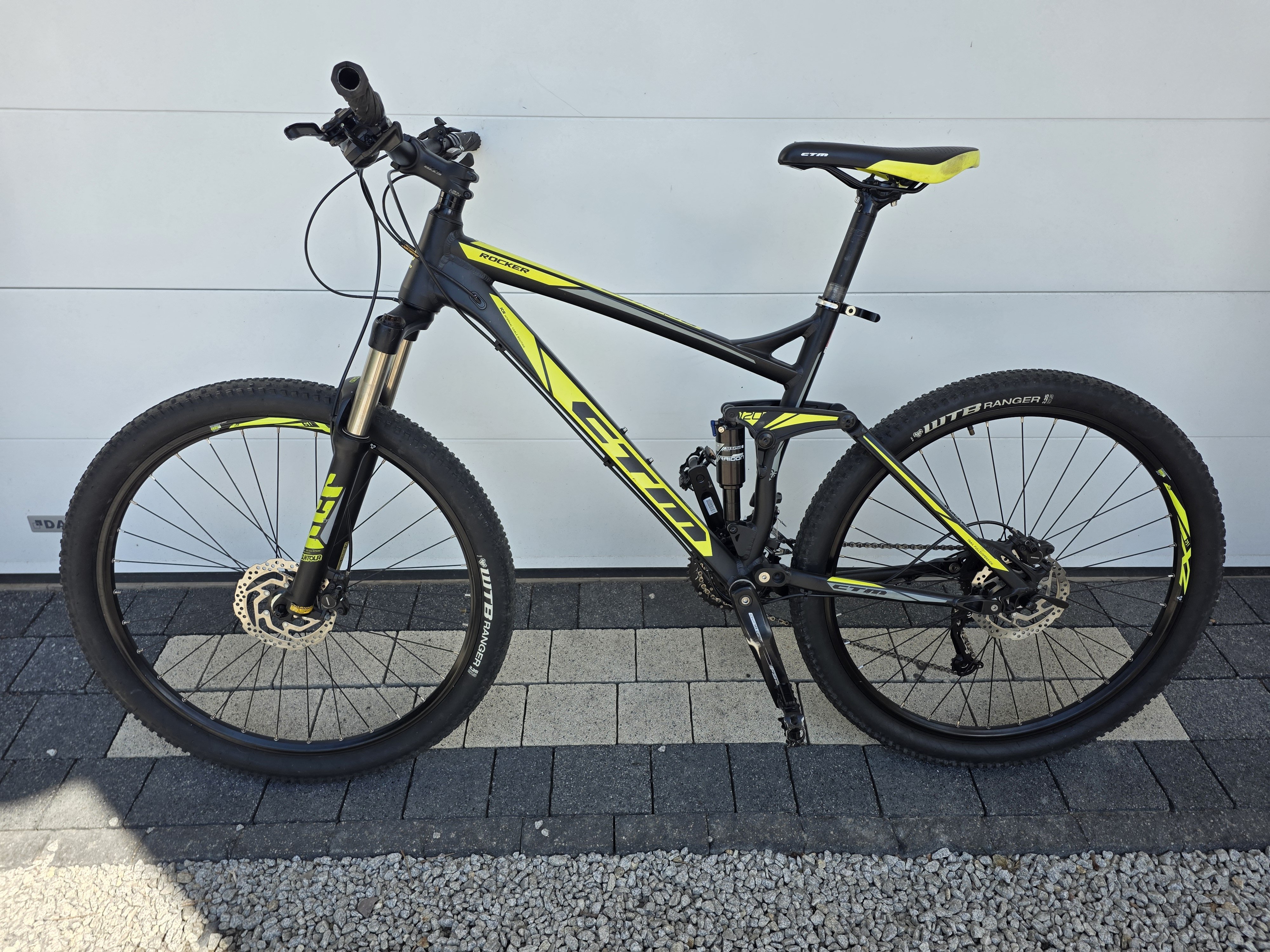 Rower górski CTM ROCKER 120mm TRAVEL FULL-koła 27,5",rama L,ALIVIO-OKAZJA