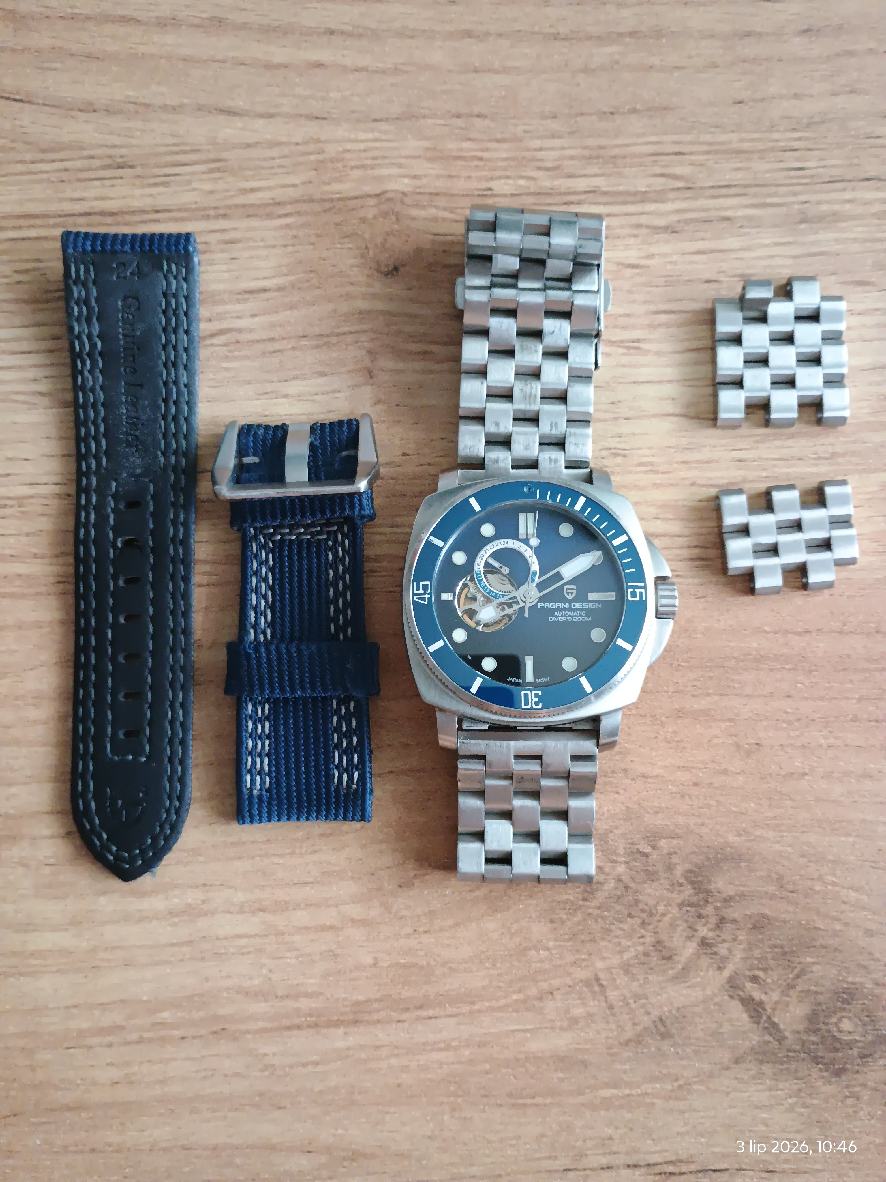 Zegarek męski automatyczny diver 200m