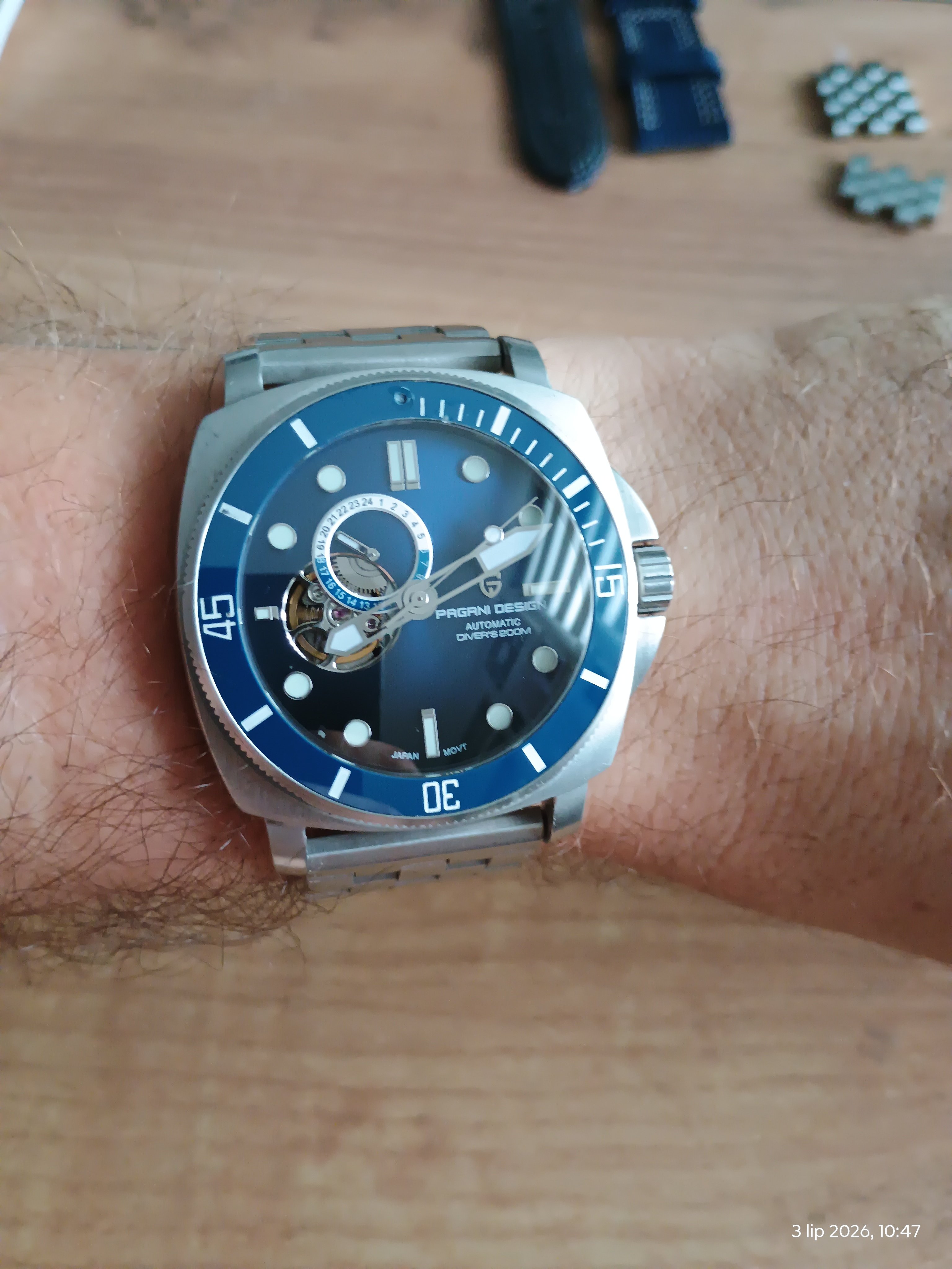 Zegarek męski automatyczny diver 200m