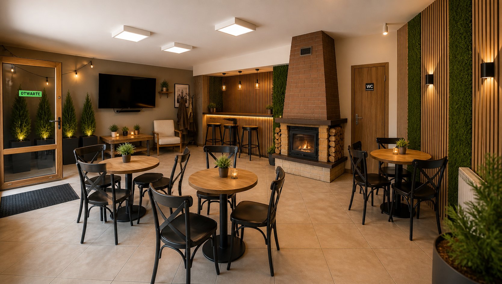 Lokal pod bar, pub, małą restaurację