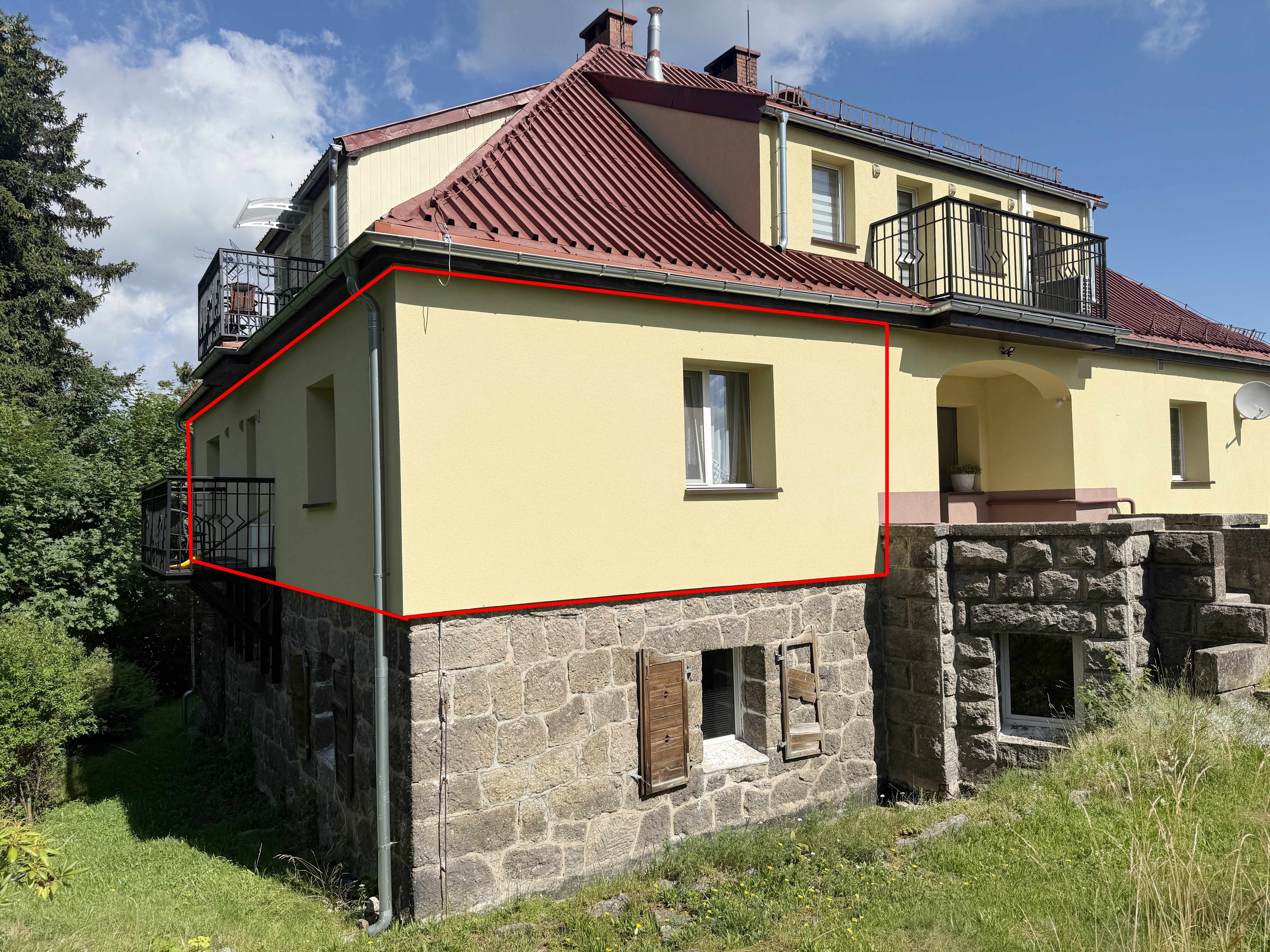 Mieszkanie w Przesiece z ogródkiem