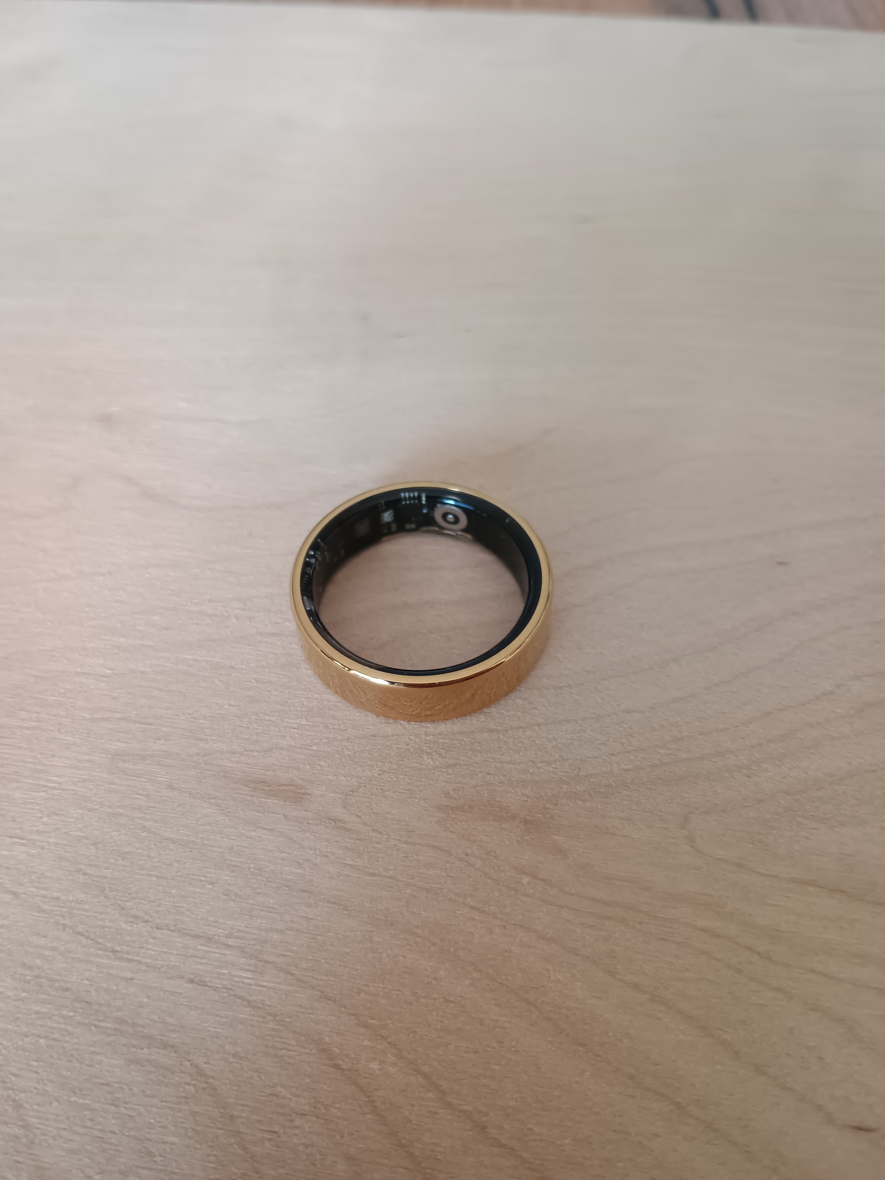 Smart ring złoty