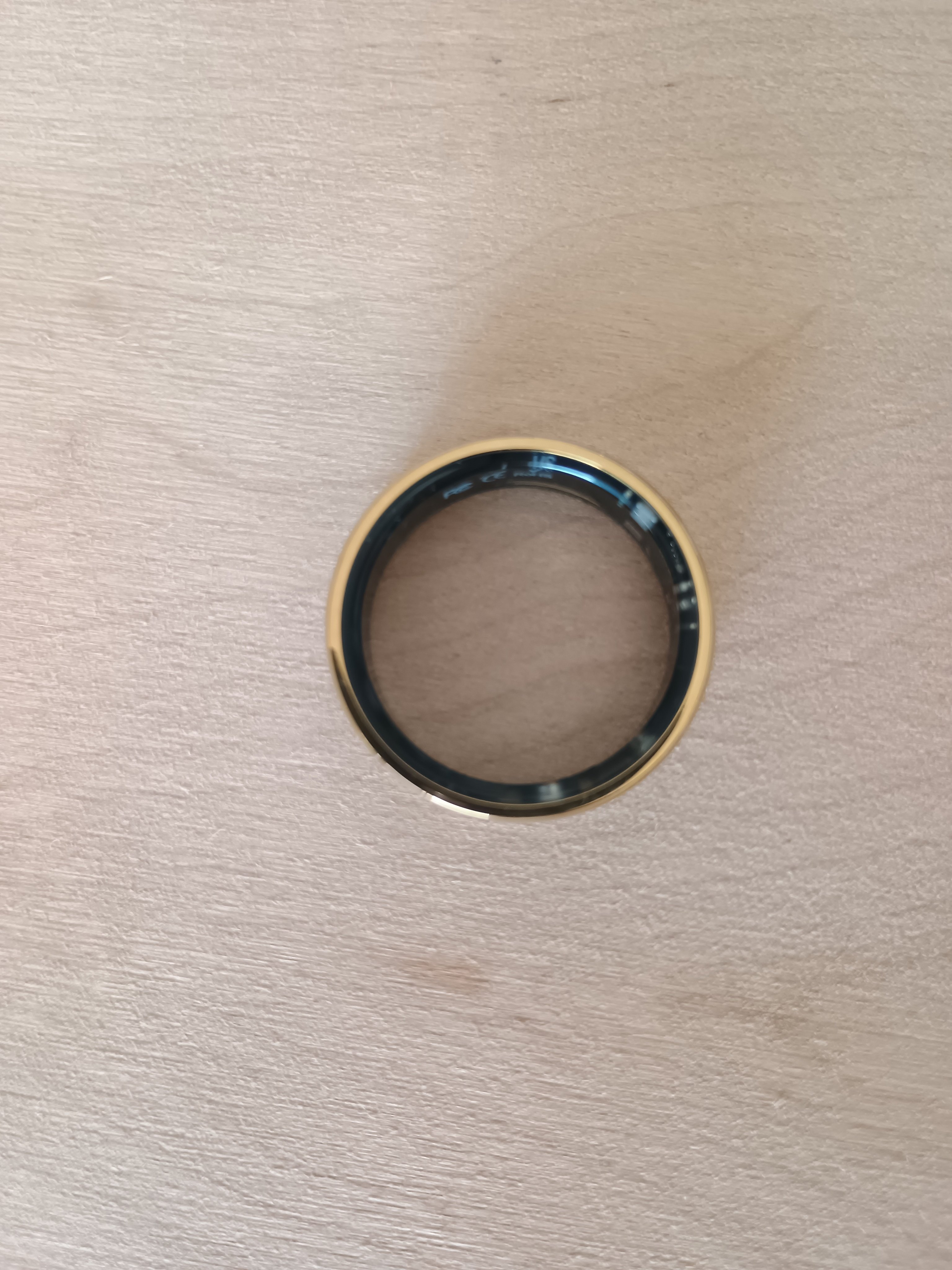Smart ring złoty