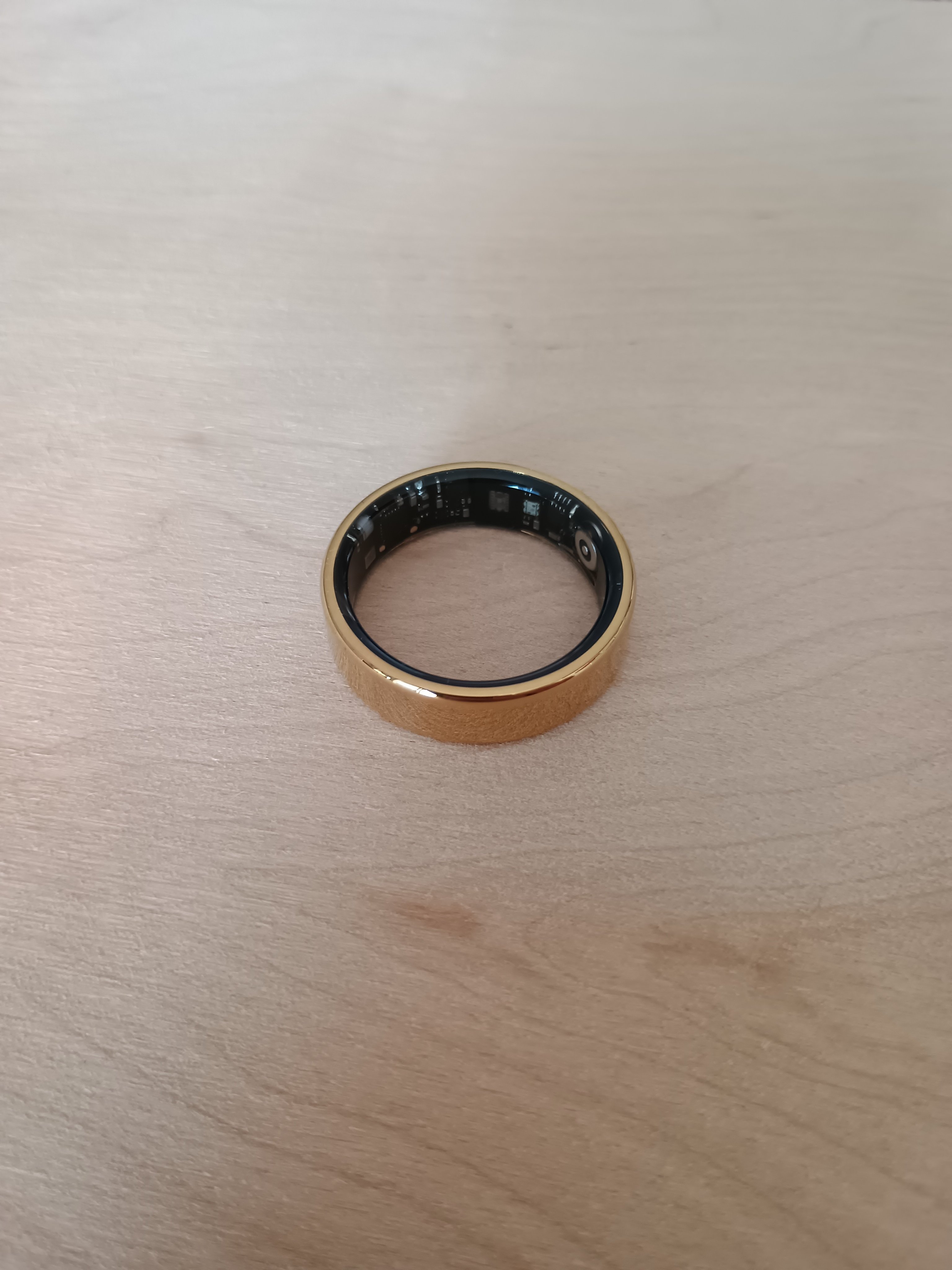 Smart ring złoty