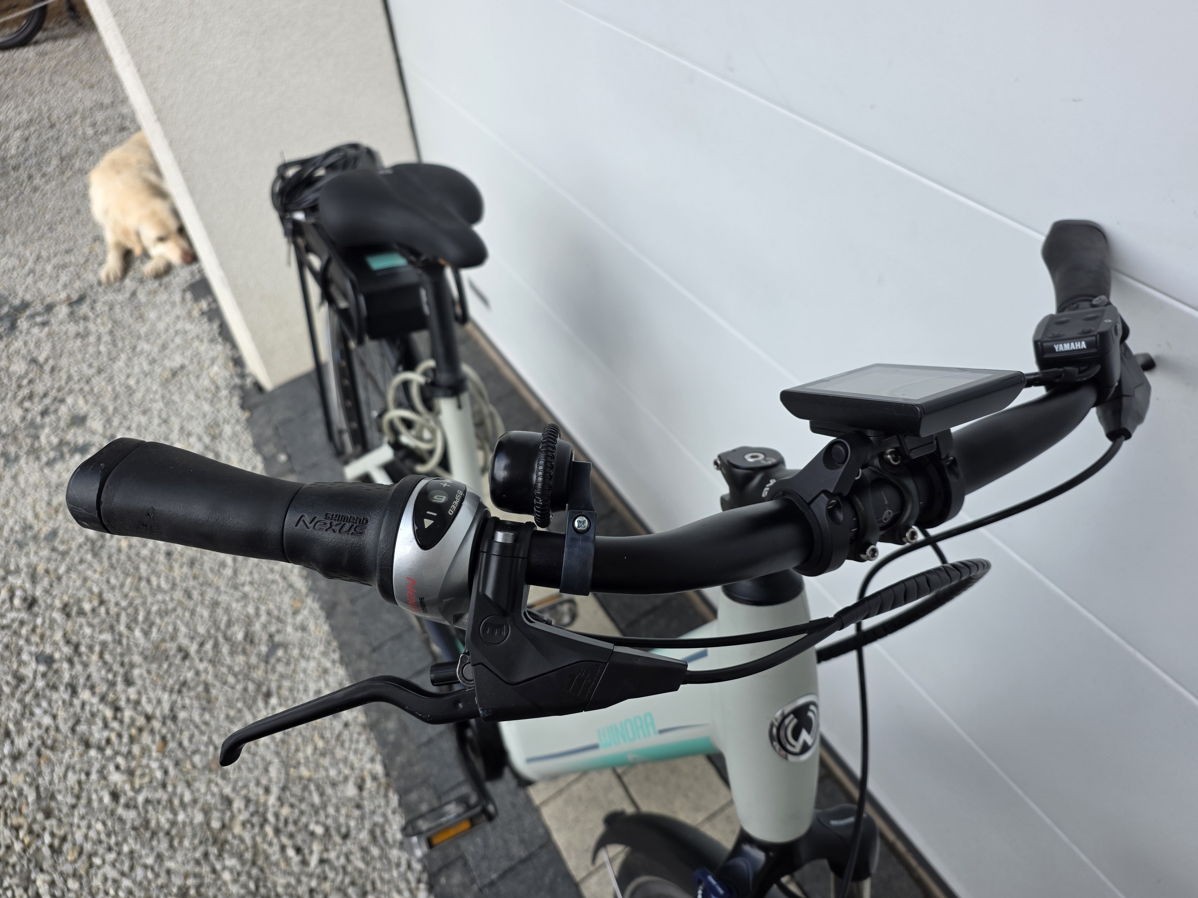 Rower elektryczny WINORA Y380.F-400Wh,8 biegów NEXUS,ledy,MAGURA-MEGA