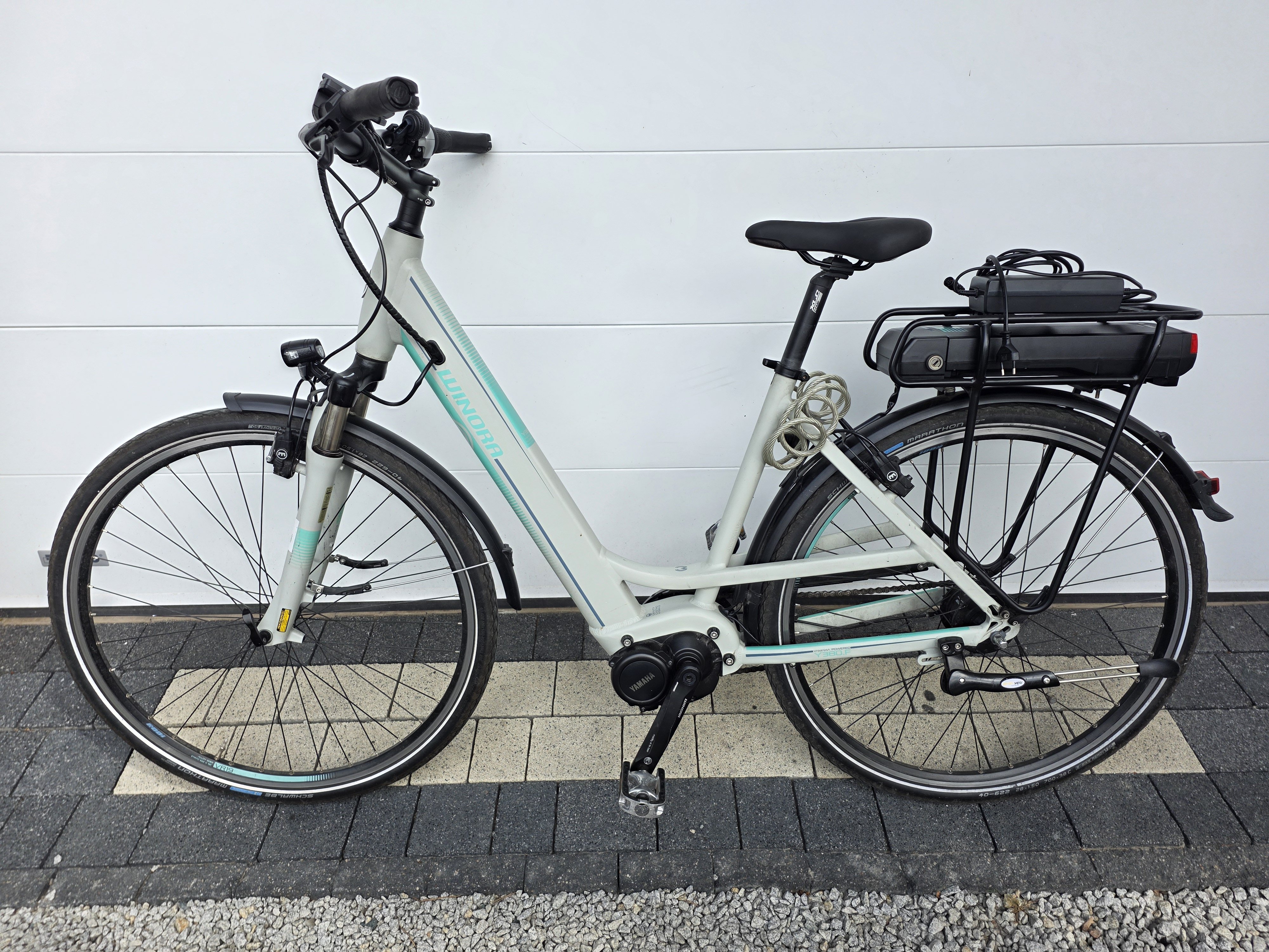 Rower elektryczny WINORA Y380.F-400Wh,8 biegów NEXUS,ledy,MAGURA-MEGA