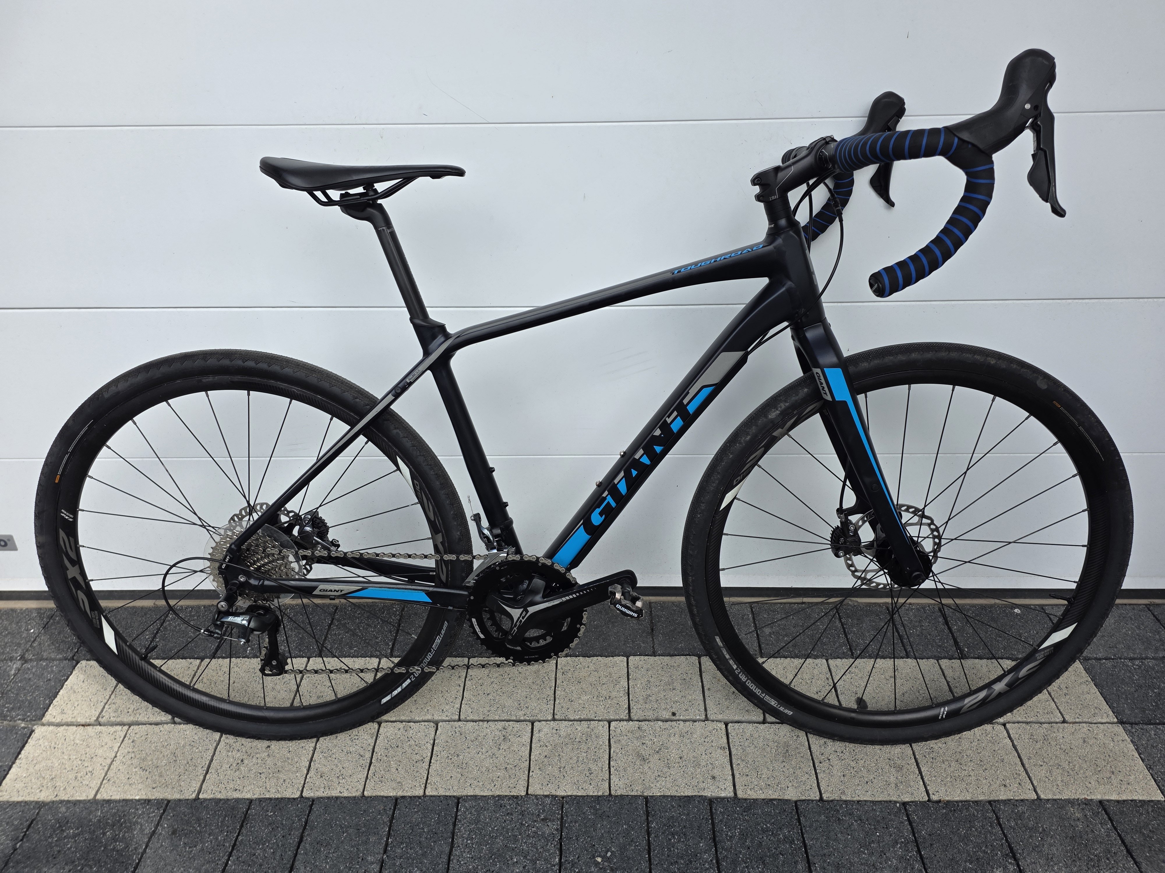 Rower gravel GIANT TOUGHROAD-TIAGRA,2x10,rama 49,hydraulika-MEGA jak NOWY