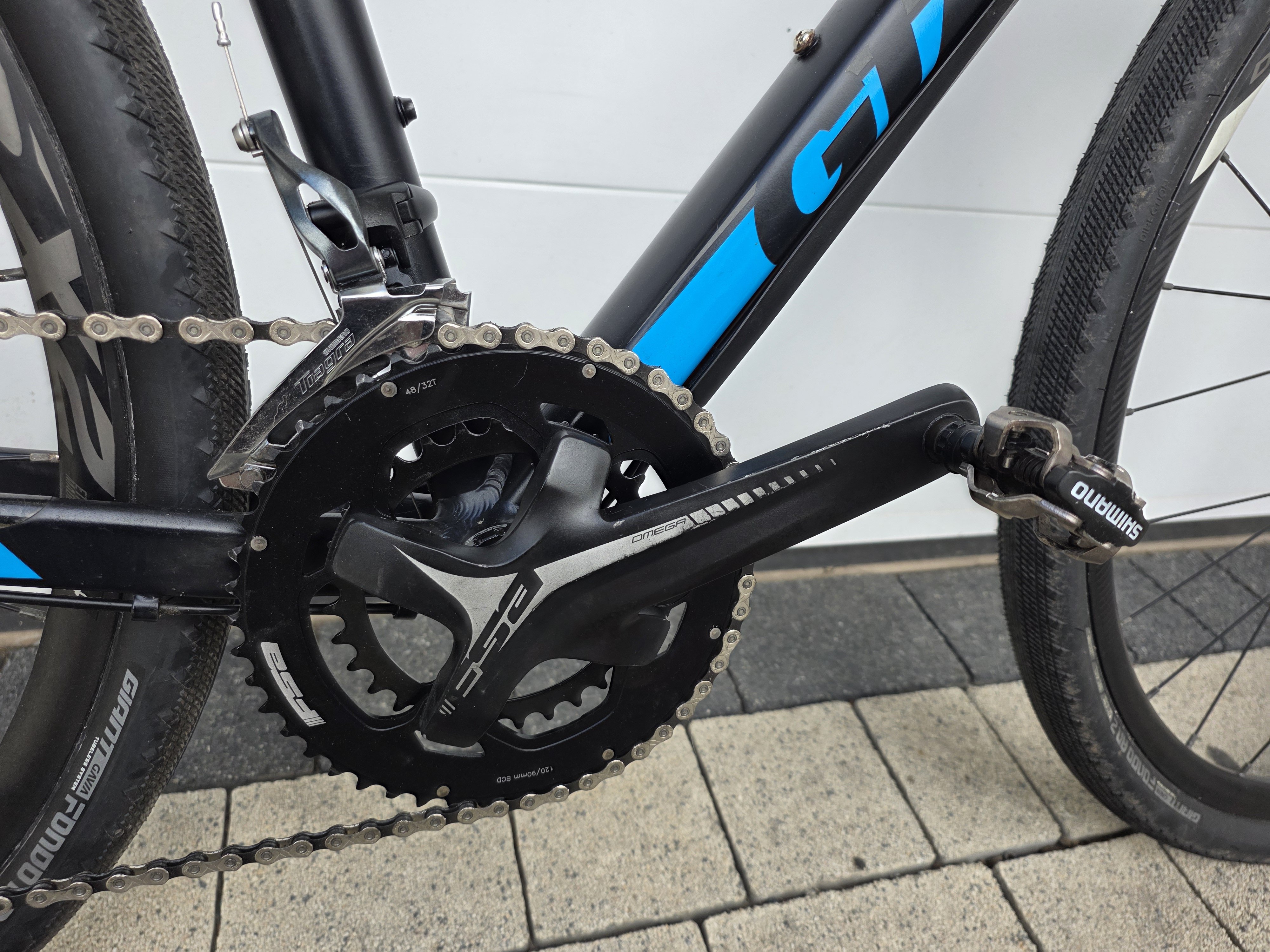 Rower gravel GIANT TOUGHROAD-TIAGRA,2x10,rama 49,hydraulika-MEGA jak NOWY