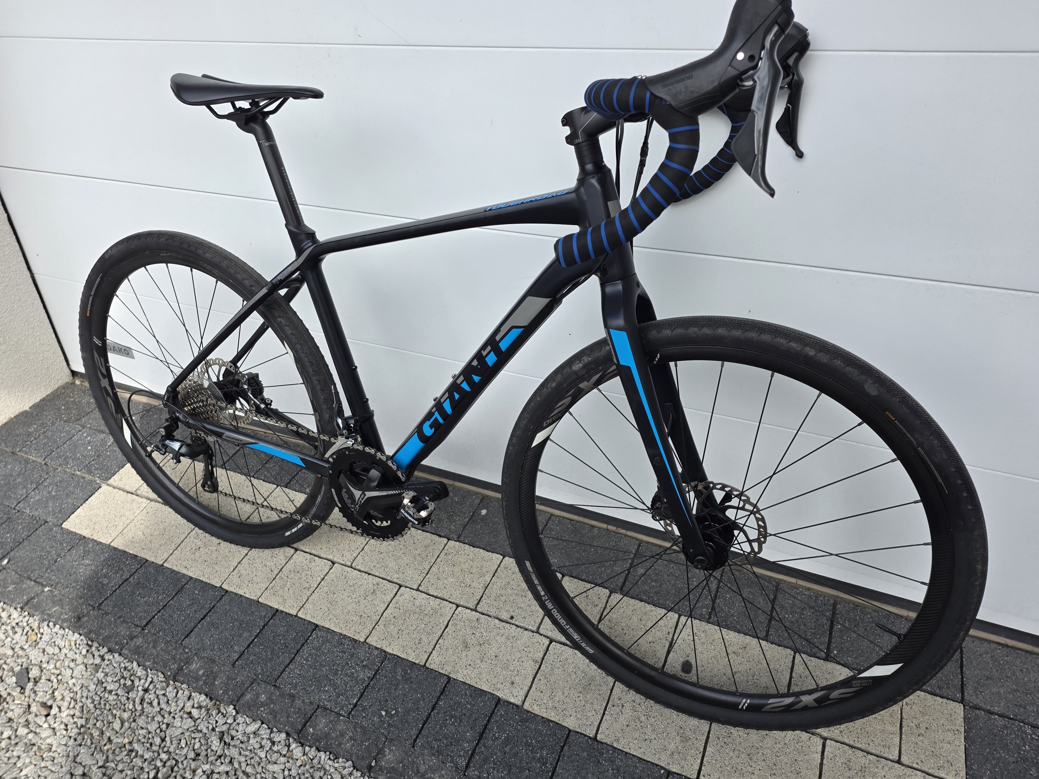 Rower gravel GIANT TOUGHROAD-TIAGRA,2x10,rama 49,hydraulika-MEGA jak NOWY