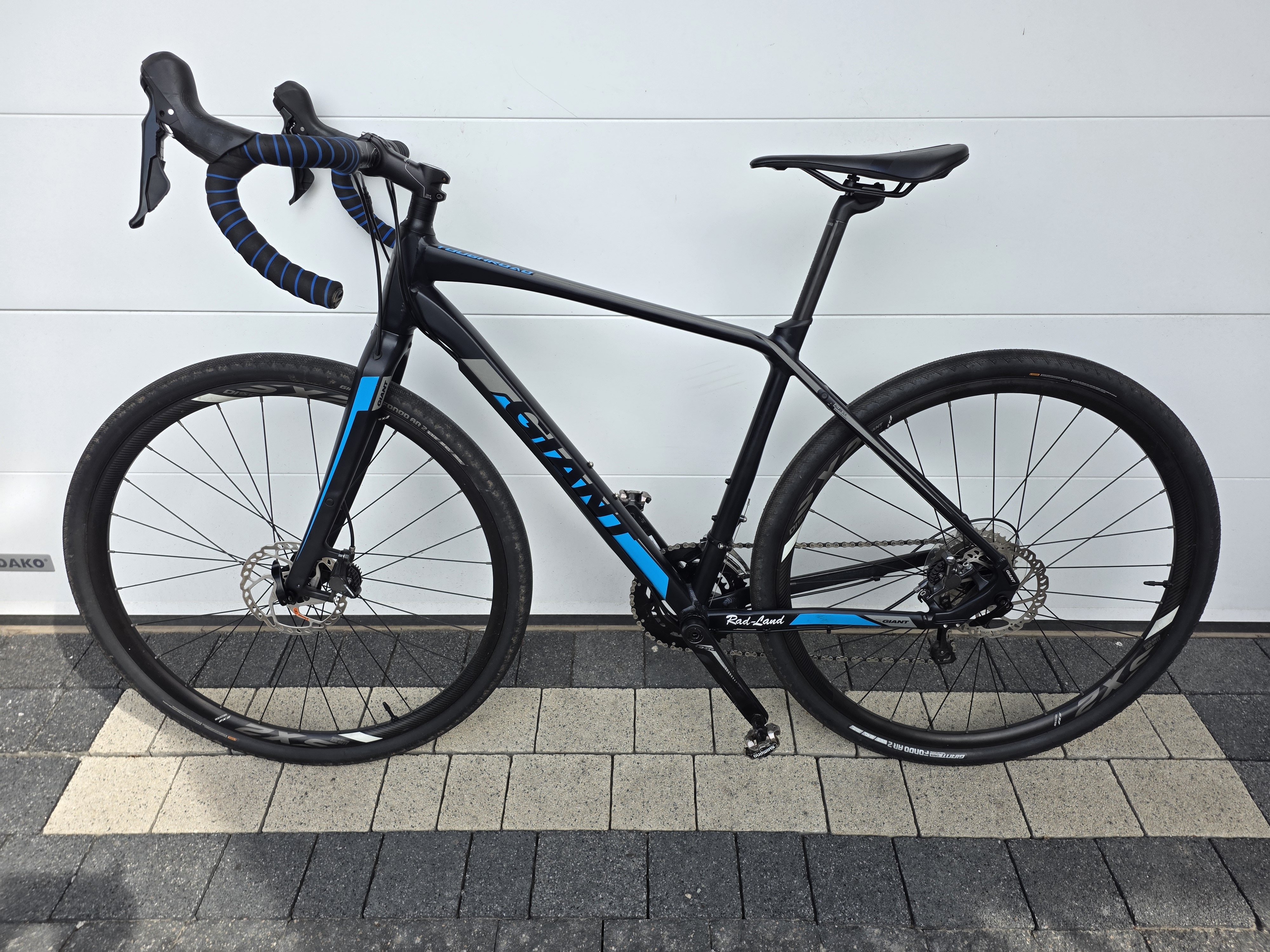 Rower gravel GIANT TOUGHROAD-TIAGRA,2x10,rama 49,hydraulika-MEGA jak NOWY