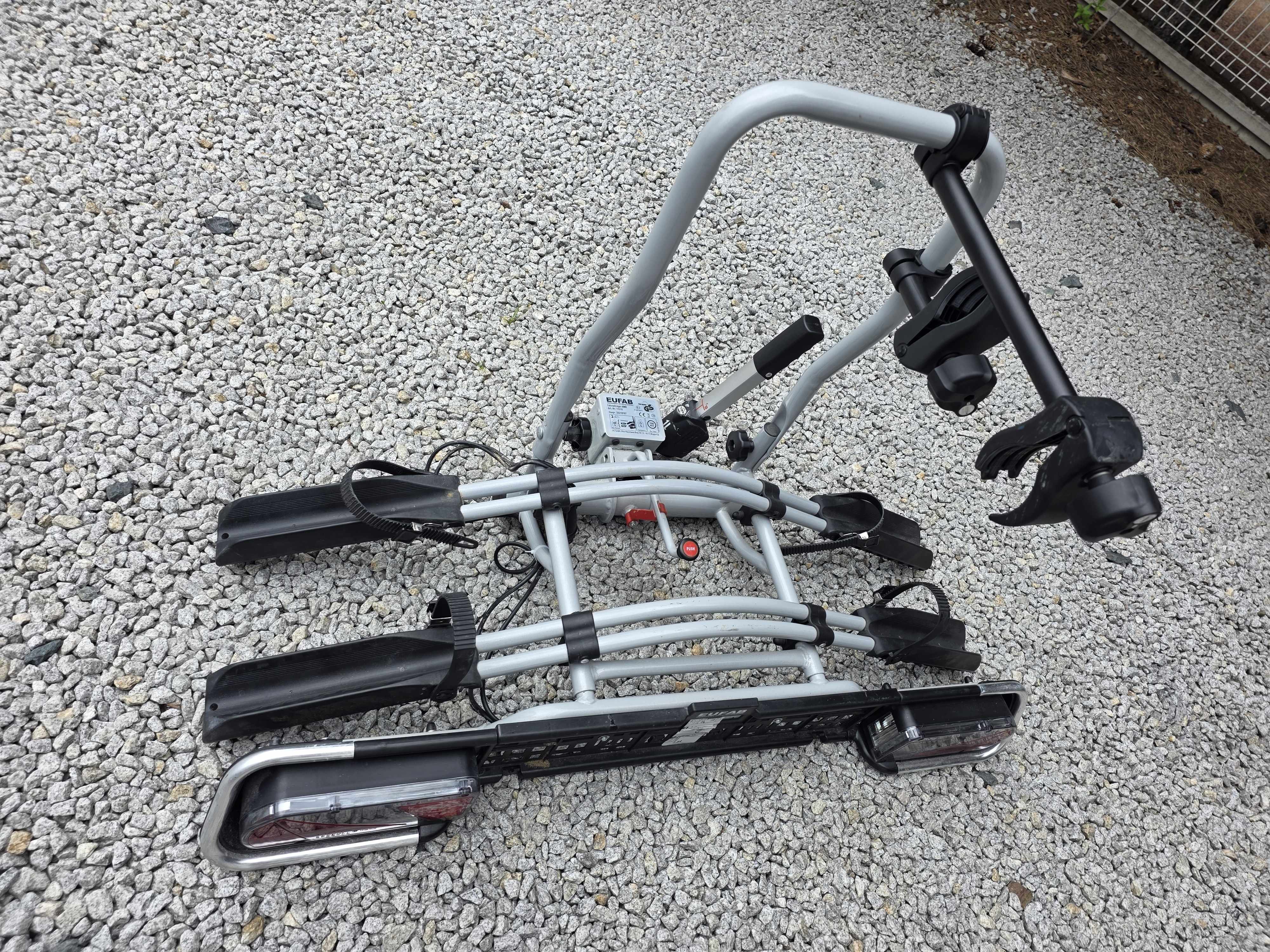 Bagażnik rowerowy ( uchylny ) na 2 rowery na hak-kompletny