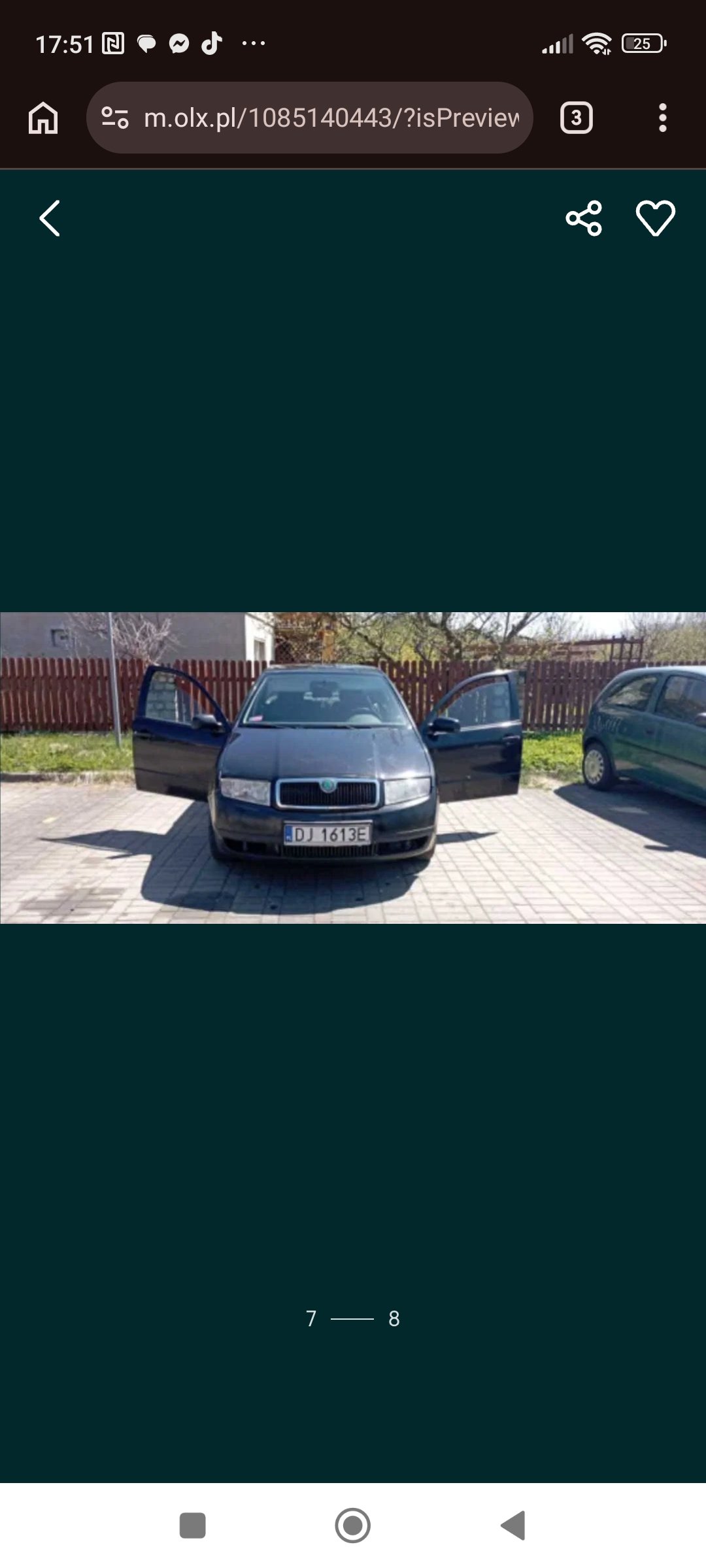 Skoda Fabia 2007 benzyna +LPG