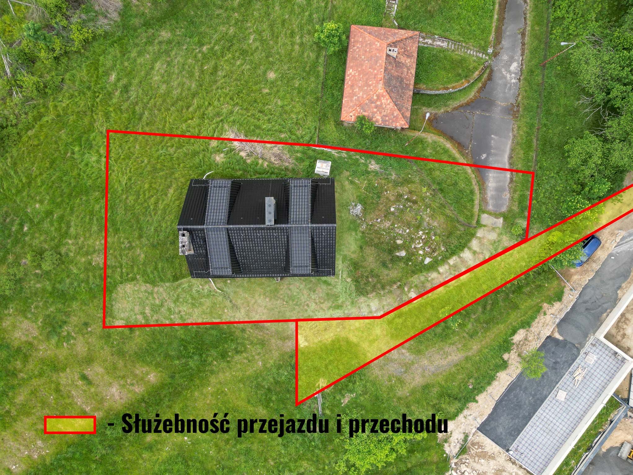 Dom w stanie surowym z panoramą Gór Izerskich
