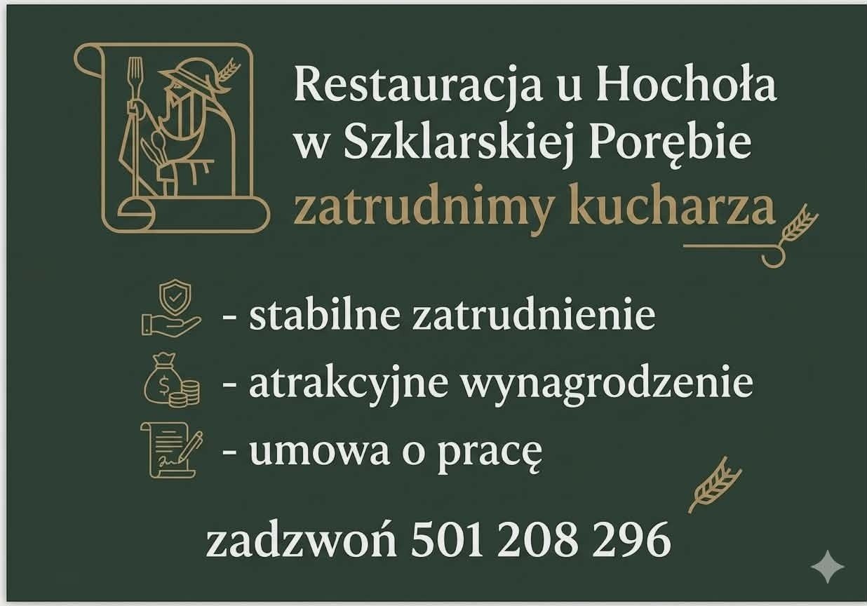 PRACA DLA KUCHARZA