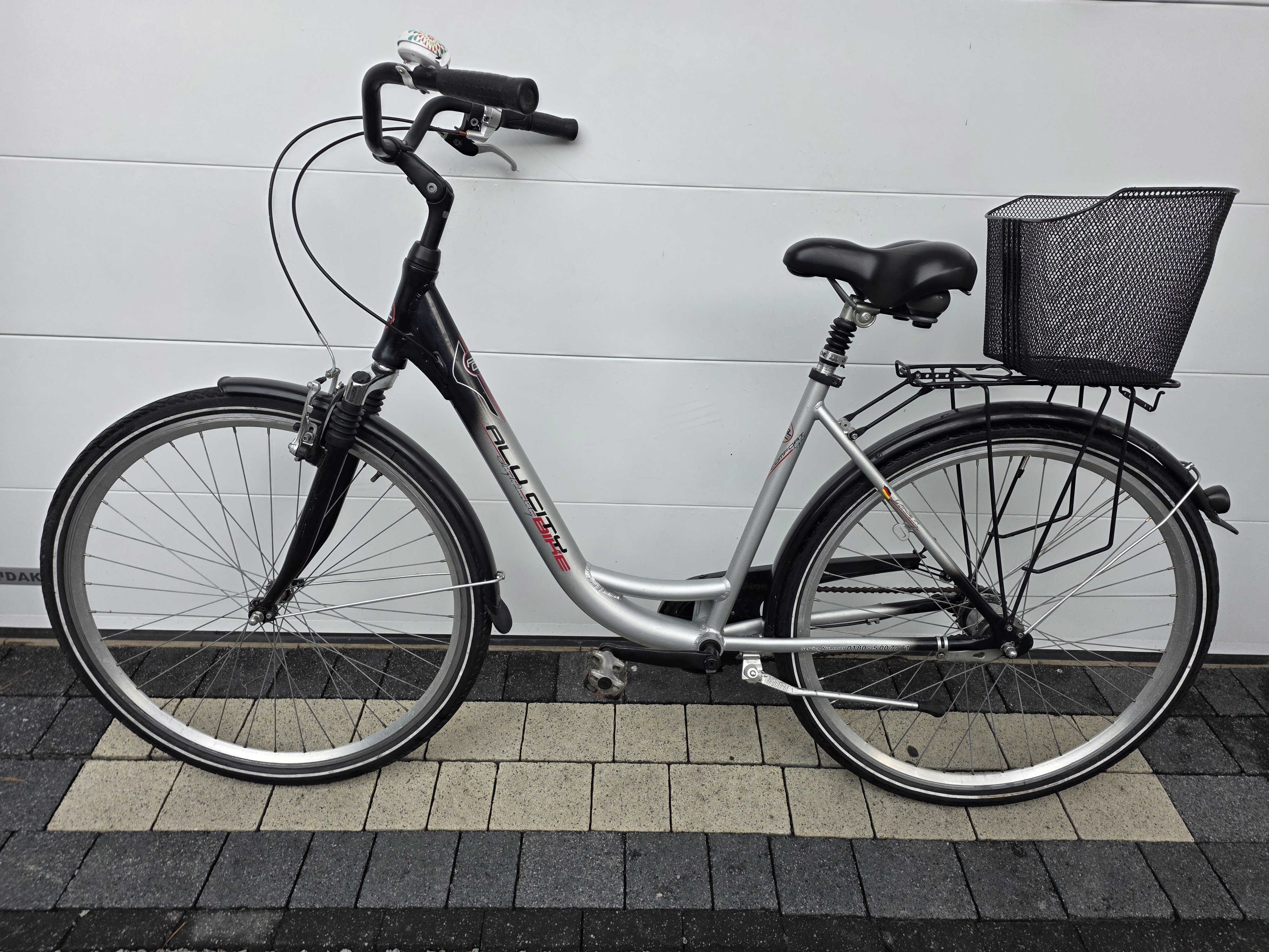 Rower miejski ALU-CITY BIKE-7 biegów SRAM S7,koła 28",rama alu,koszyczek- OKAZJA