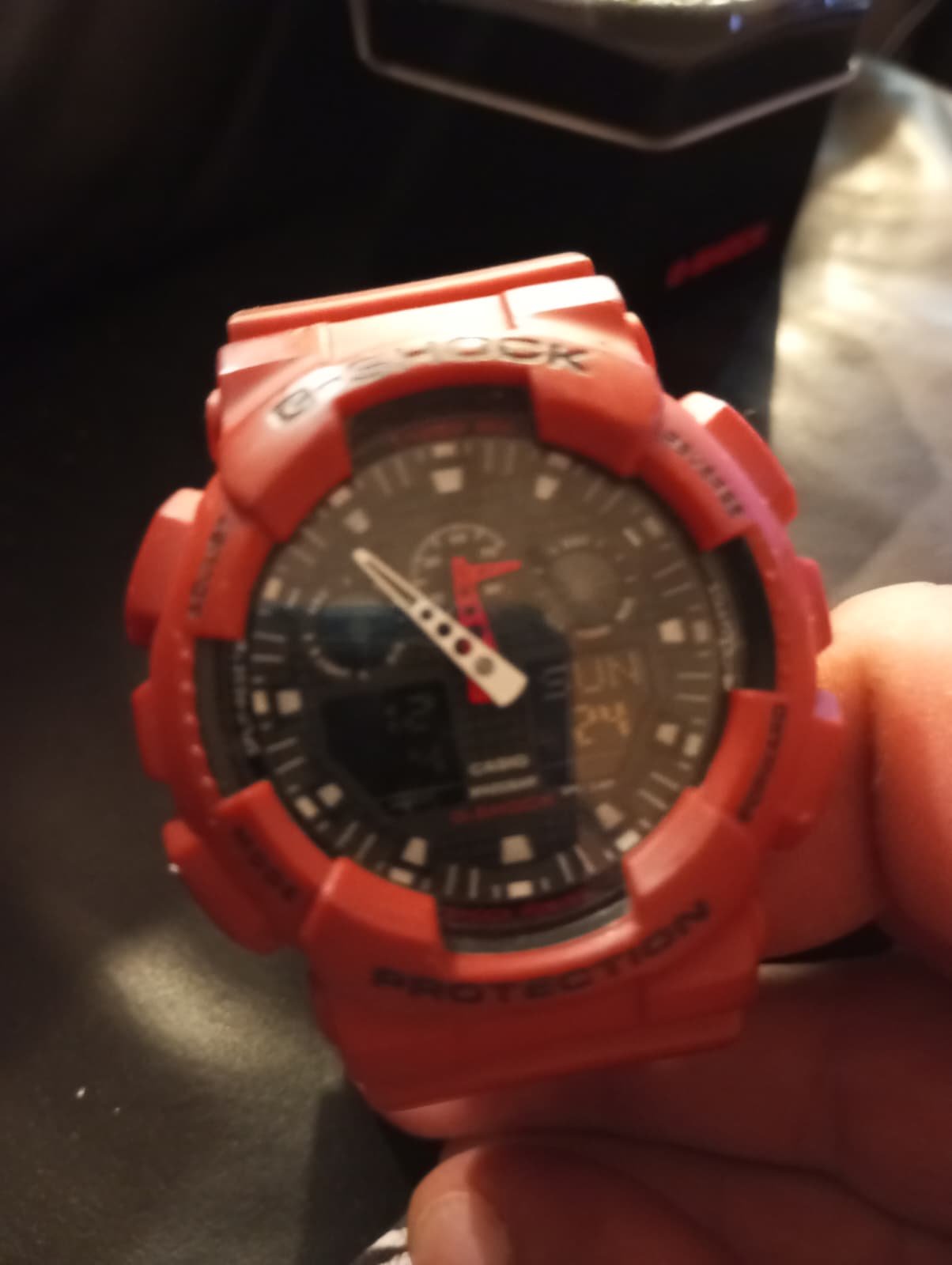 zegarek G-shock PROTECTION GA-100B-stan b.dobry--cena-230zł