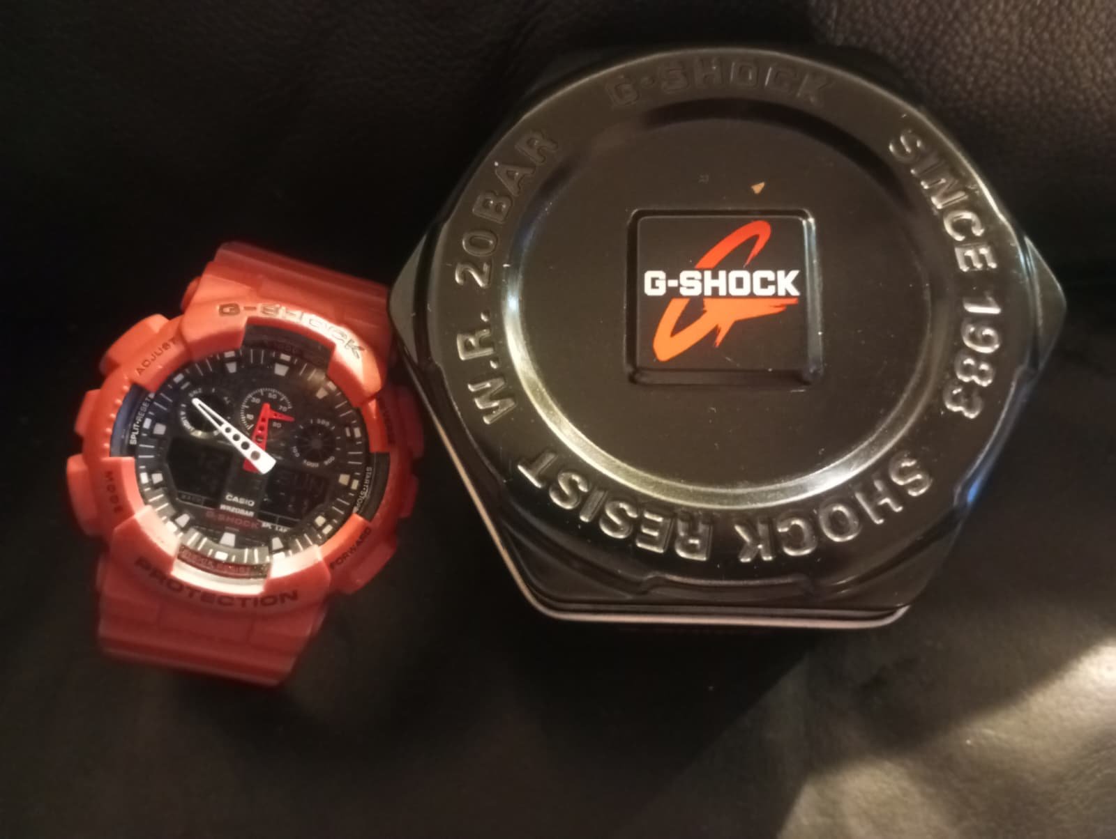 zegarek G-shock PROTECTION GA-100B-stan b.dobry--cena-230zł