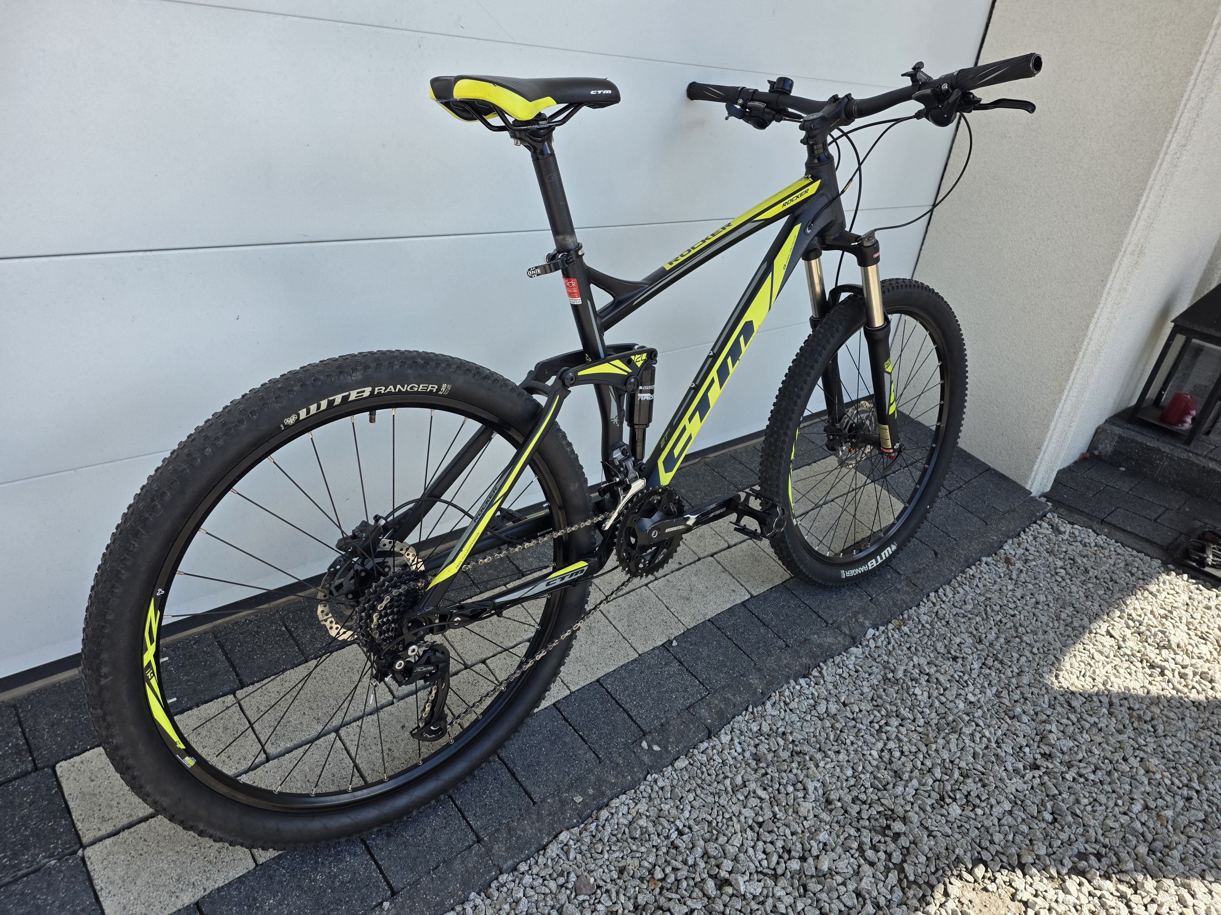 Rower górski CTM ROCKER 120mm TRAVEL FULL-koła 27,5",rama L,ALIVIO-OKAZJA