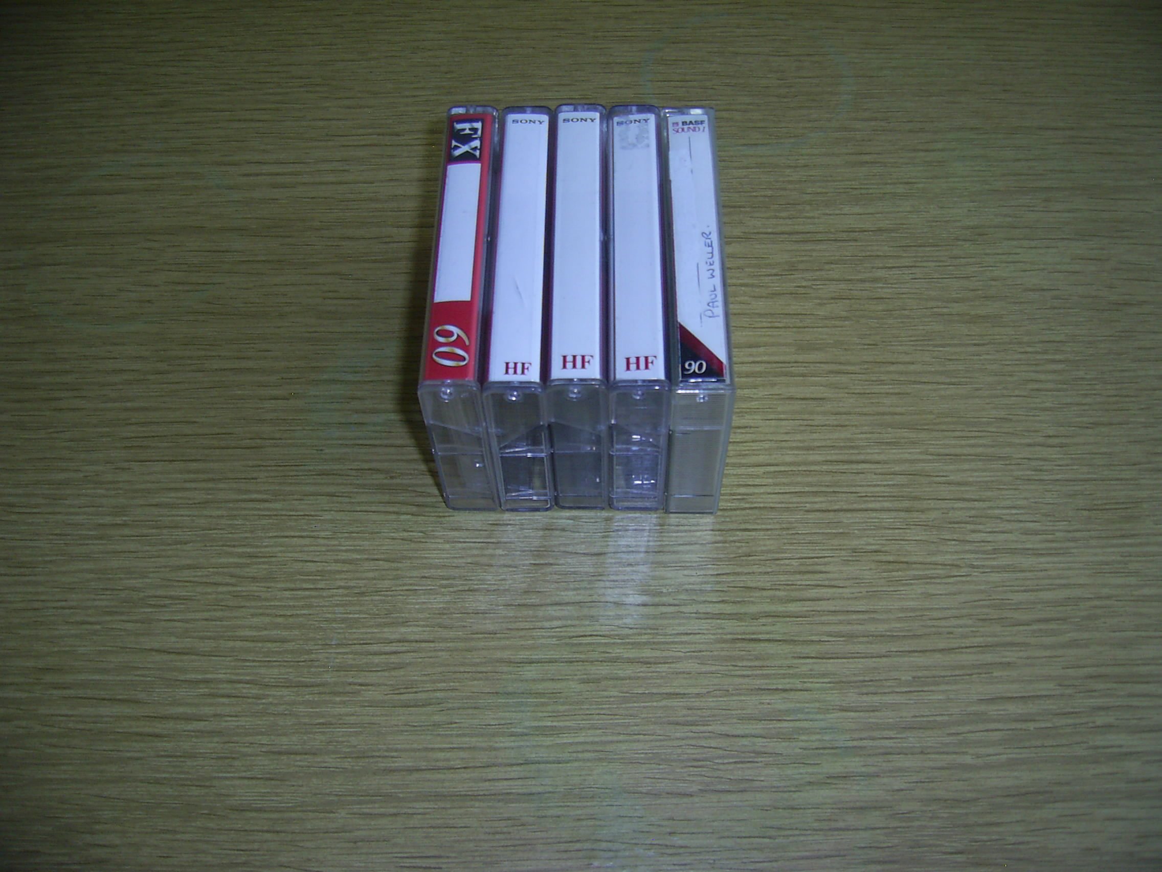 Zestaw kaset magnetofonowych