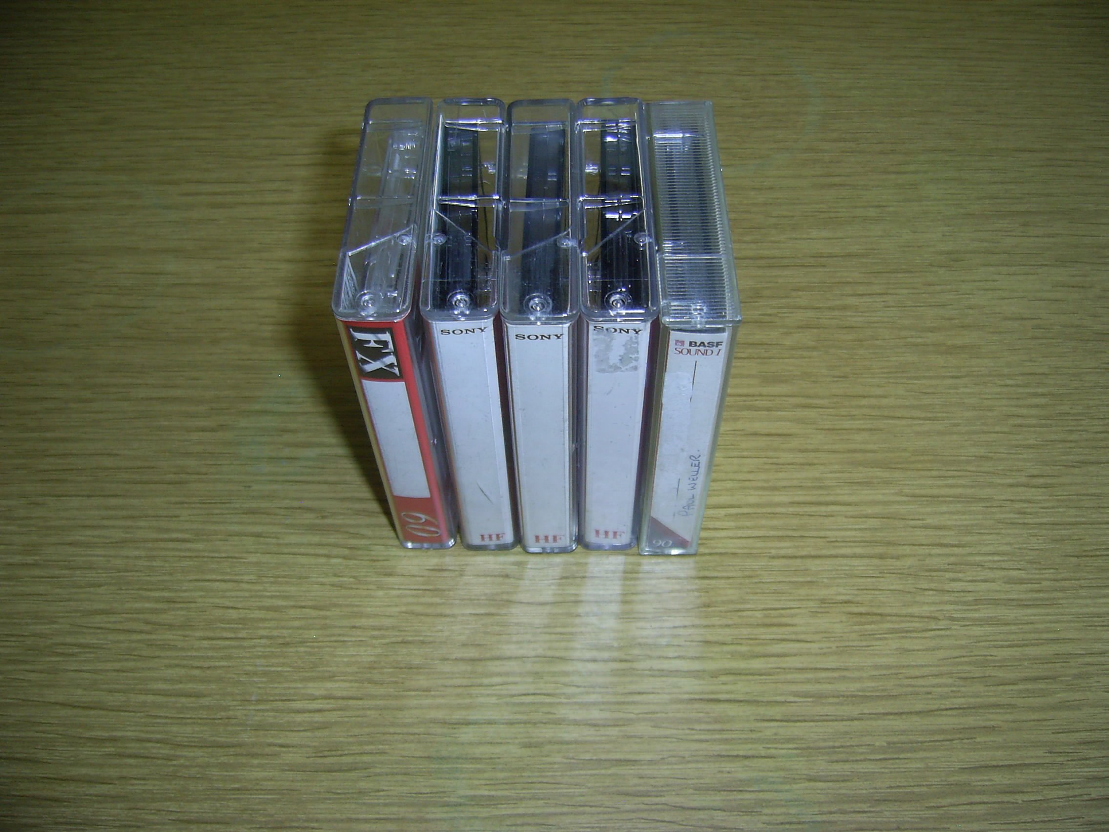 Zestaw kaset magnetofonowych