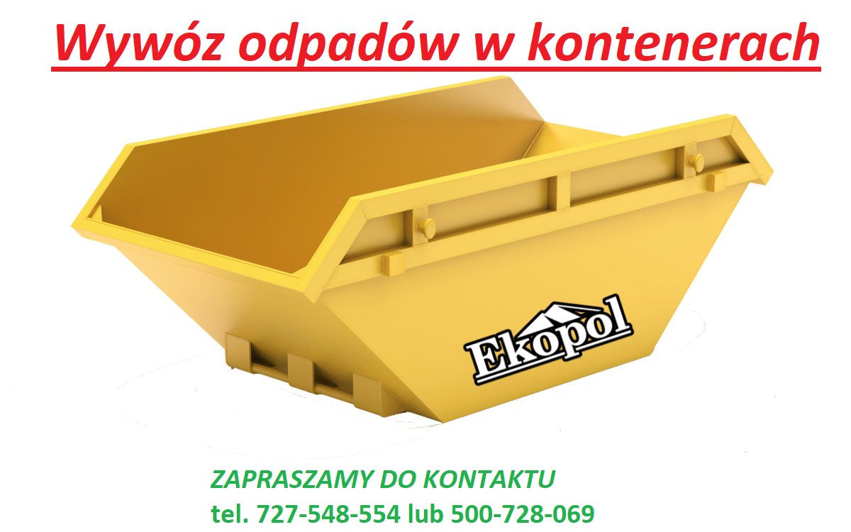 Kontenery na odpady , skład opału ,kruszywa