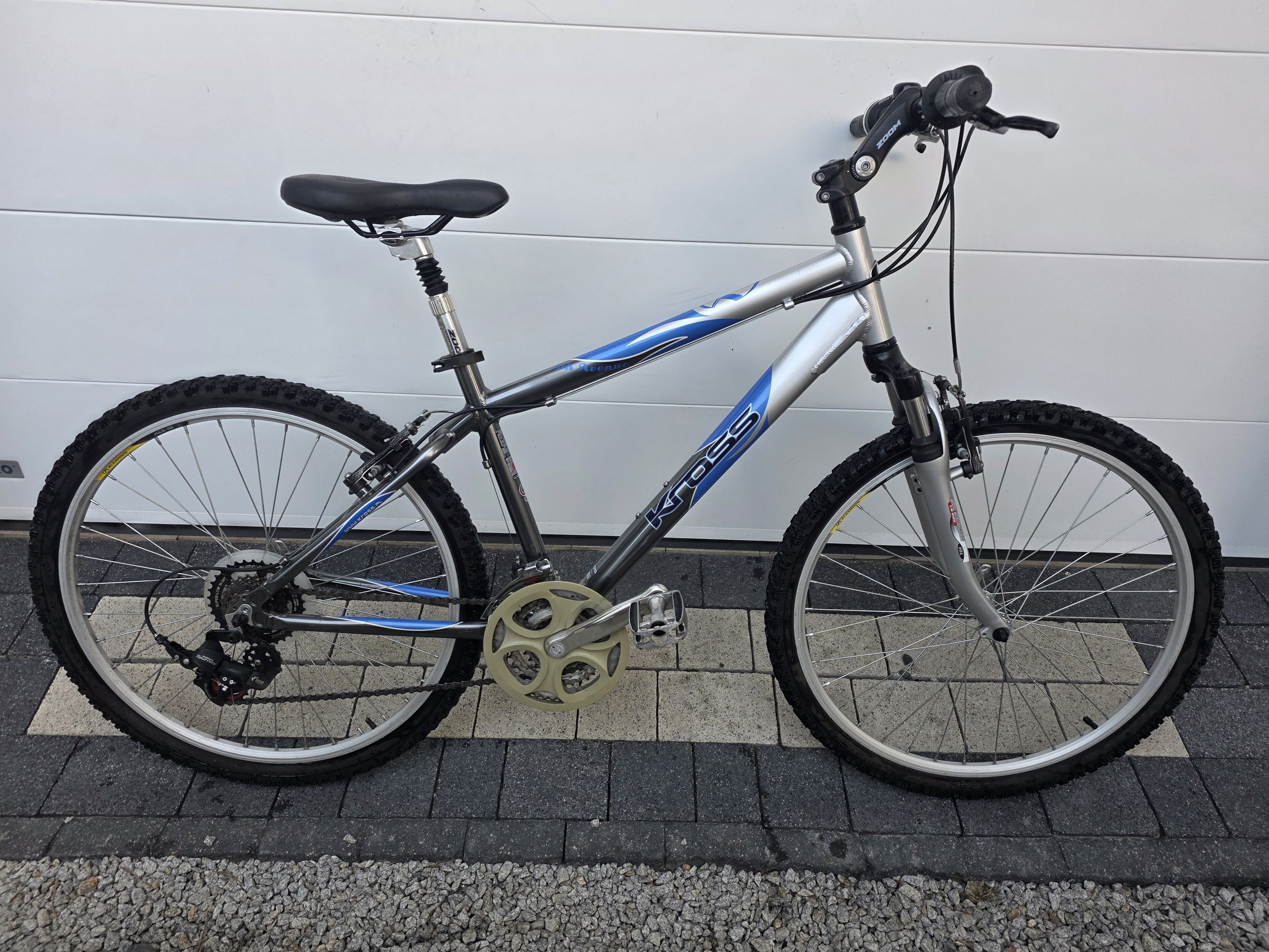 Rower górski KROSS AVENUE-SHIMANO,2xamortyzator,alu.-MEGA ZADBANY