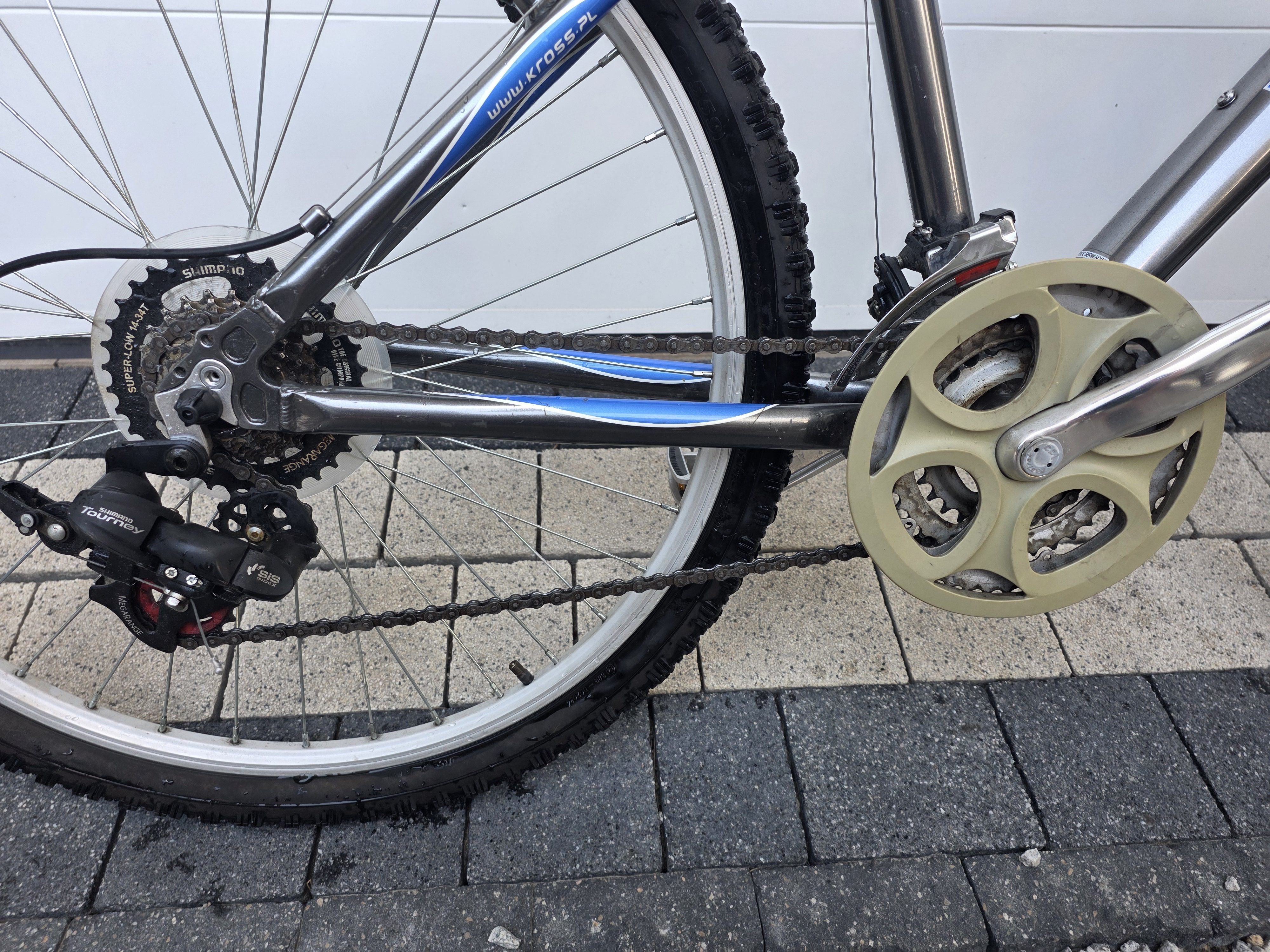 Rower górski KROSS AVENUE-SHIMANO,2xamortyzator,alu.-MEGA ZADBANY