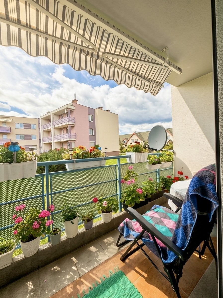 Tylko u Nas- Mieszkanie dwupokojowe- parter- nowsze budownictwo- balkon- Zabobrze III