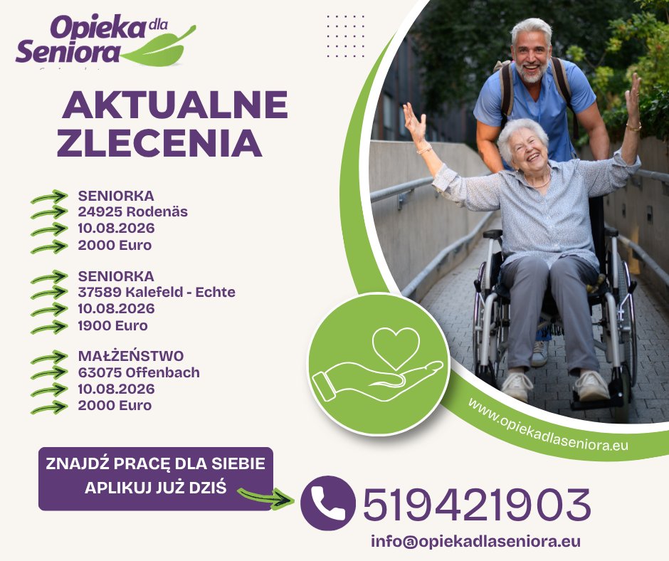 🍃Zlecenie do Seniorki 🏠 24925 Rodenäs / Szlezwik-Holsztyn