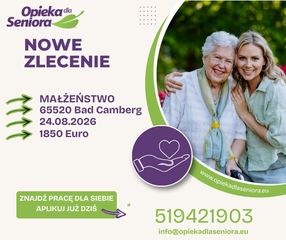 🍃Zlecenie do Małżeństwa  🏠65520 Bad Camberg 📅Od 24.08.2026