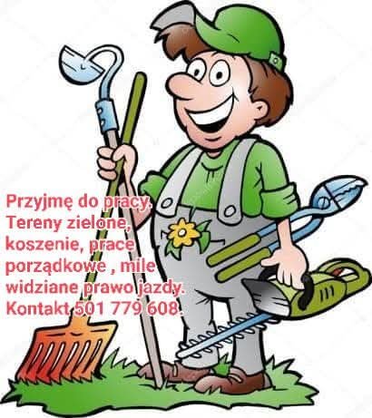 Przyjmę do pracy tereny zielone.