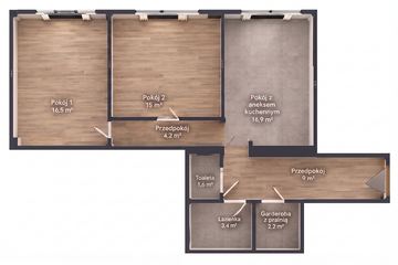 Sprzedam mieszkanie ul. Sobieskiego 71,62 m²