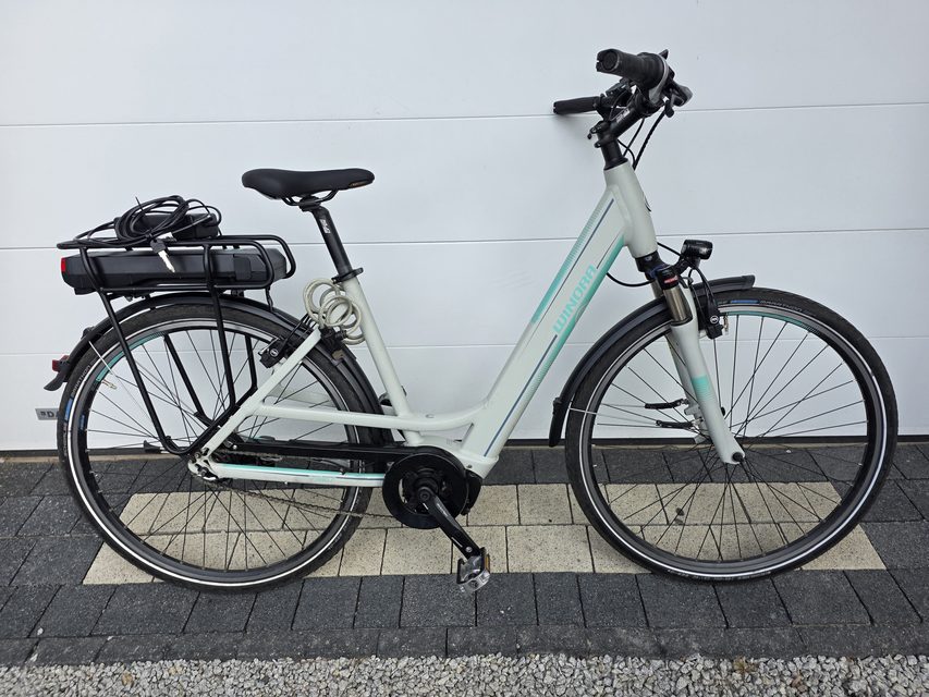 Rower elektryczny WINORA Y380.F-400Wh,8 biegów NEXUS,ledy,MAGURA-MEGA