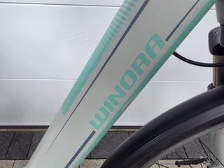 Rower elektryczny WINORA Y380.F-400Wh,8 biegów NEXUS,ledy,MAGURA-MEGA