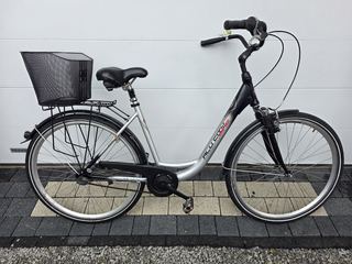 Rower miejski ALU-CITY BIKE-7 biegów SRAM S7,koła 28",rama alu,koszyczek- OKAZJA