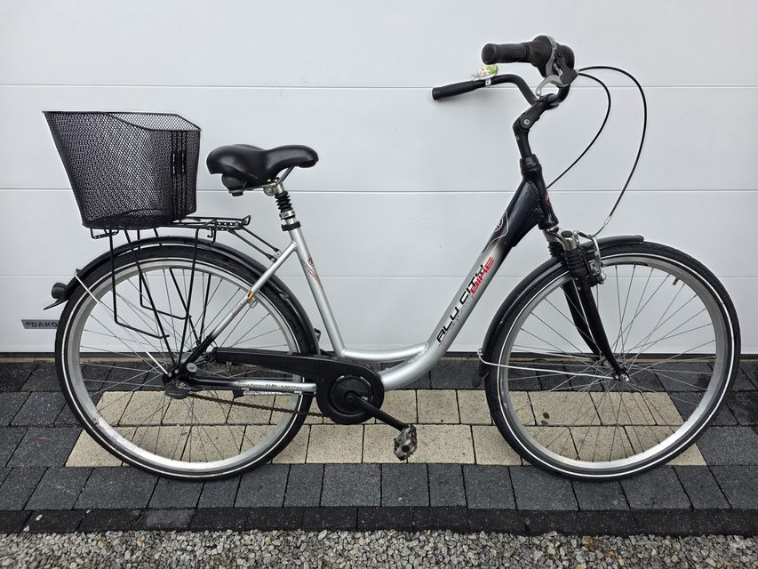 Rower miejski ALU-CITY BIKE-7 biegów SRAM S7,koła 28",rama alu,koszyczek- OKAZJA